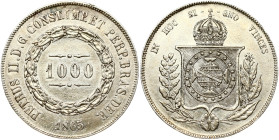 Brazil 1000 Reis 1865