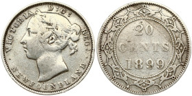 Canada Newfoundland 20 Cents 1899