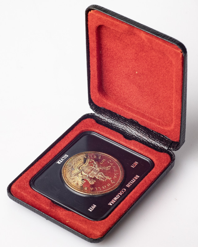 Canada 1 Dollar 1971 British Columbia. Elizabeth II (1952-2022). British Columbi...