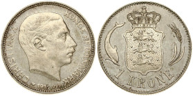 Denmark 1 Krone 1915 VBP/AH