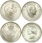 Denmark 2 Kroner 1958 & 5 Kroner 1960 Lot of 2 Coins