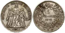 France 5 Francs 1875 A