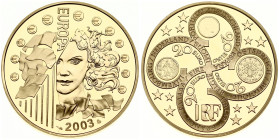 France 20 Euro 2003 1st Anniversary of Euro