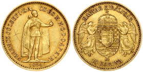 Hungary 10 Korona 1894 KB