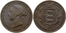 Jersey 1/13 Shilling 1866