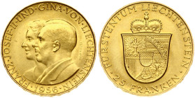 Liechtenstein 25 Franken 1956