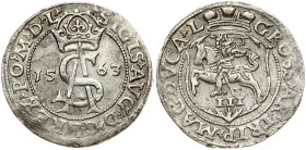 Lithuania Trojak 1563 Vilnius L/L