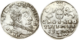 Lithuania Trojak 1597 Vilnius (R1)