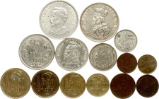 Lithuania 1 Centas - 10 Litu 1925-1938 Lot of 14 Coins