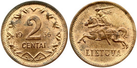 Lithuania 2 Centai 1936