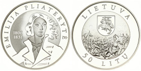 Lithuania 50 Litu 2006 Emilija Pliateryte