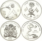 Maldives 250 Rufiyaa 1990 & Malawi 50 Kwacha 2006 ot of 2 Coins