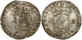 West Friesland Silver Ducat 1692  (R)