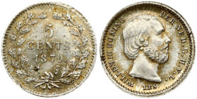 Netherlands 5 Cents 1879