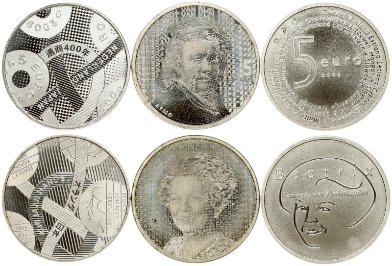 Netherlands 5 Euro (2004-2009) Commemorative issue. Beatrix (1980-2013). Europea...