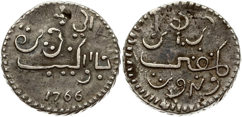 Netherlands, East Indies. 1 Rupee 1766 Dutch East India Company. Silver 12.97 g....