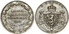 Norway 2 Kroner 1906 Independence