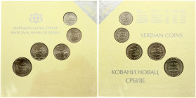 Serbia 1 - 20 Dinara 2003 National Bank of Serbia SET Lot of 5 Coins