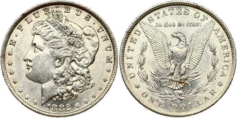 USA. Morgan Dollar 1882 O, New Orleans. Silver 26.65 g. KM 110