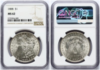 USA Morgan Dollar 1888 NGC MS 62
