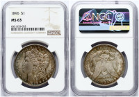 USA Morgan Dollar 1896 NGC MS 63