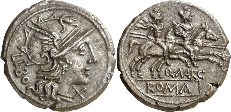 (hacia 148 a.C.). Gens Marcia. Denario. (Bab. 1) (Craw. 215/1). 3,72 g. EBC-.