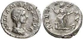 (218-220 d.C.). Julia Maesa. Denario. (Spink 7755) (S. 34a) (RIC. 266). 3,22 g. EBC-.
