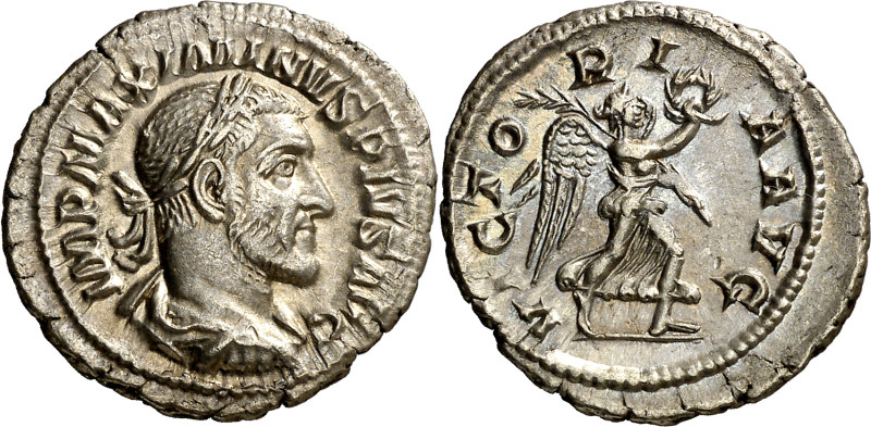 (235-236 d.C.). Maximino I. Denario. (Spink 8317) (S. 99a) (RIC. 16). 2,90 g. EB...
