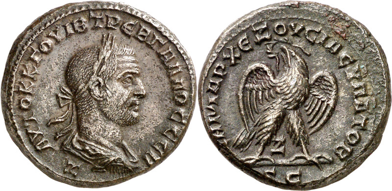 (251-253 d.C.). Treboniano Galo. Siria. Antioquía ad Orontem. Tetradracma. (S.GI...