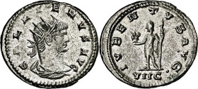 (266-267 d.C.). Galieno. Antoniniano. (Spink 10249) (S. 415) (RIC. 615). 3,74 g. MBC+.