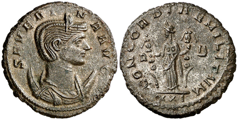 (275 d.C.). Severina. Antoniniano. (Spink 11706) (Co. 8) (RIC. 13). 4,39 g. EBC-...