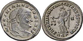 (300-301 d.C.). Galerio Maximiano. Aquileia. Follis. (Spink 14405) (Co. 188) (RIC. 32b). 10,14 g. MBC+.