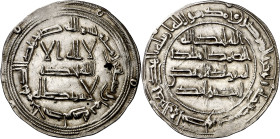 Emirato Independiente. AH 168. Abderrahman I. Al Andalus. Dirhem. (V. 66) (Fro. 1). 2,74 g. EBC.