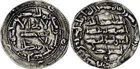 Emirato Independiente. AH 197. Al-Hakem I. Al Andalus. Dirhem. (V. 103) (Fro. anv. 4, rev. 11). 2,70 g. MBC+.