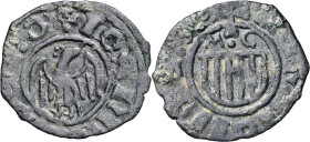 Joan II (1458-1479). Sicília. Diner. (Cru.V.S. 985) (Cru.C.G. 3024) (MIR. 233/4). 0,51 g. MBC.