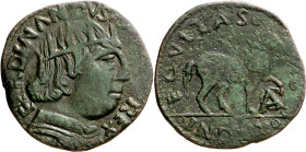 Ferran I de Nàpols (1458-1494). Nàpols. Cavall. (Cru.V.S. 1072) (Cru.C.G. 3481) (MIR. 84/10). 1,80 g. MBC+/MBC.