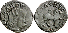 Ferran I de Nàpols (1458-1494). Nàpols. Cavall. (Cru.V.S. 1076) (Cru.C.G. 3485) (MIR. 85/9). 1,21 g. MBC-.