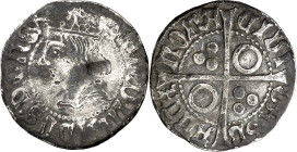 Ferran II (1479-1516). Barcelona. Croat. (Cru.V.S. 1139) (Cru.C.G. 3068a). 2,57 g. BC/MBC-.