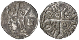Ferran II (1479-1516). Barcelona. Quart de croat. (Cru.V.S. 1146.1) (Cru.C.G. 3080b). Ex Áureo 25/04/2007, nº 1105, indica Cru.V.S. 1144.3 por error. ...
