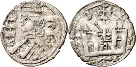 Alfonso VIII (1158-1214). Taller indeterminado. Dinero. (Imperatrix A8:36.24) (AB. 204.2). Leves defectos de cospel. 0,87 g. MBC+.