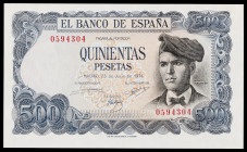 1971. 500 pesetas. (Ed. D74) (Ed. 473). 23 de julio, Verdaguer. Sin serie. S/C-.