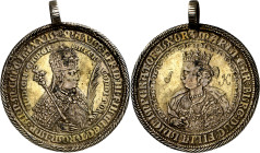 Austria. 1486. Maximiliano I. Praga. Sacro Imperio Romano Germánico. Tipo "Judenmedaillen". (Bernhart 9 var metal) (V.Q. 13466 var metal) (Van Mieris ...