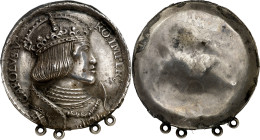 Alemania. s/d (hacia 1521). Carlos I. Nuremberg. Coronación y visita imperial a Nuremberg. (RAH. 7 anv. var metal) (V.Q. 13484 anv. var metal). Grabad...