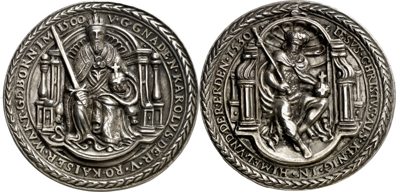 Alemania. 1530. Carlos I. 30º Aniversario de Carlos I. Medalla. (Bernhart p. 116...