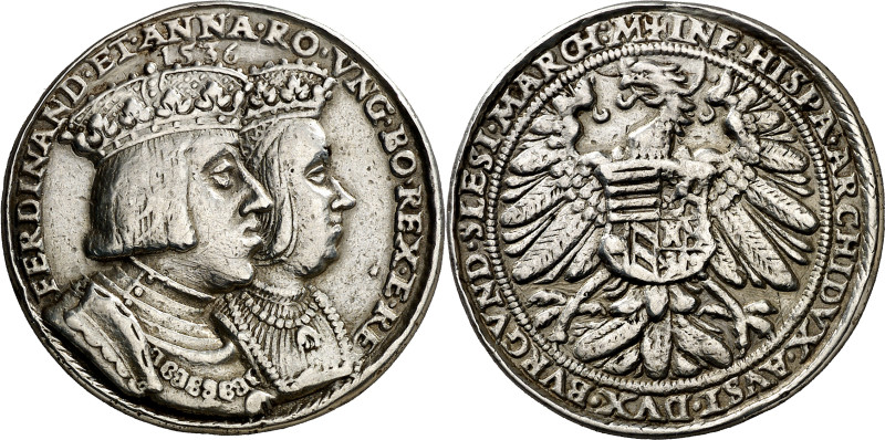 Alemania. 1536. A Fernando I, emperador de Alemania, y su consorte Ana de Hungrí...