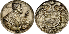 Alemania. 1537. Carlos I. Conmemoración de la expedición contra Francisco I. Medalla. (Amorós 25) (Bernhart 93) (Habich II, nº 1) (Kress 606) (RAH. 16...
