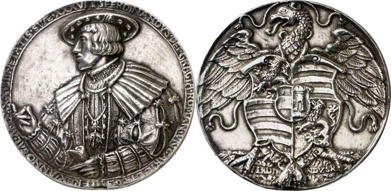 1539. Fernando I, emperador del Sacro Imperio e Infante de España. Medalla. (Hab...