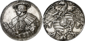 1539. Fernando I, emperador del Sacro Imperio e Infante de España. Medalla. (Habich II, nº 1934) (Museo del Prado Ooo1353). Grabador: H. Reinhard. Gol...