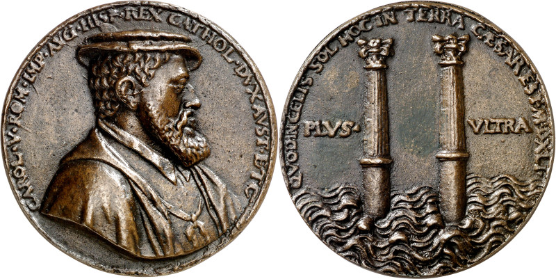 Alemania. 1541. Carlos I. Reichstag de Rattisbona. Medalla. (Armand II p. 183, n...