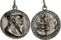 Alemania. 1541. A Whilhem Löffelholz von Kolberg, patricio de Nuremberg. Medalla. (Habich II, nº 1191) (Kress 601) (Van Mieris III p. 47, nº 2). Graba...